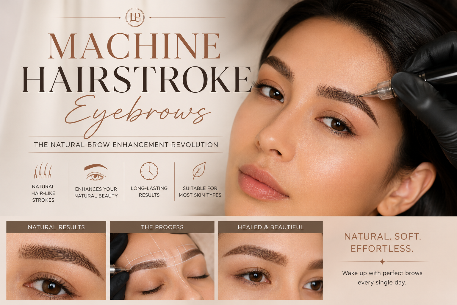 Machine Hairstroke Eyebrows: The Natural Brow Enhancement Revolution